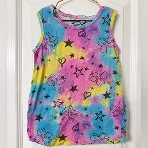 Nickelodeon Jojo Siwa Girls Tank Top Tie Dye Size XS (4-5)
